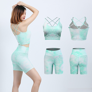 Eco Friendly Recycled Fabric Wear Sustainable Clothing 2 Piece Gym Set