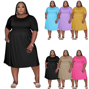 Plus Size Women Summer Dress