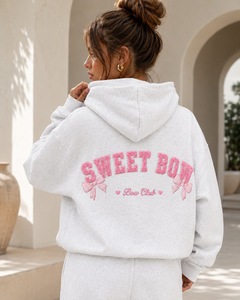 Towel Applique Embroidery Patch Hoodie Set