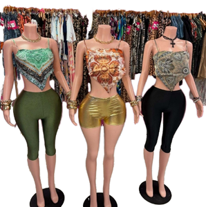 Dropship Knitting Print Two Piece Set Women Clothing